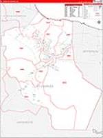 St. Charles Parish (), La Carrier Route Wall Map